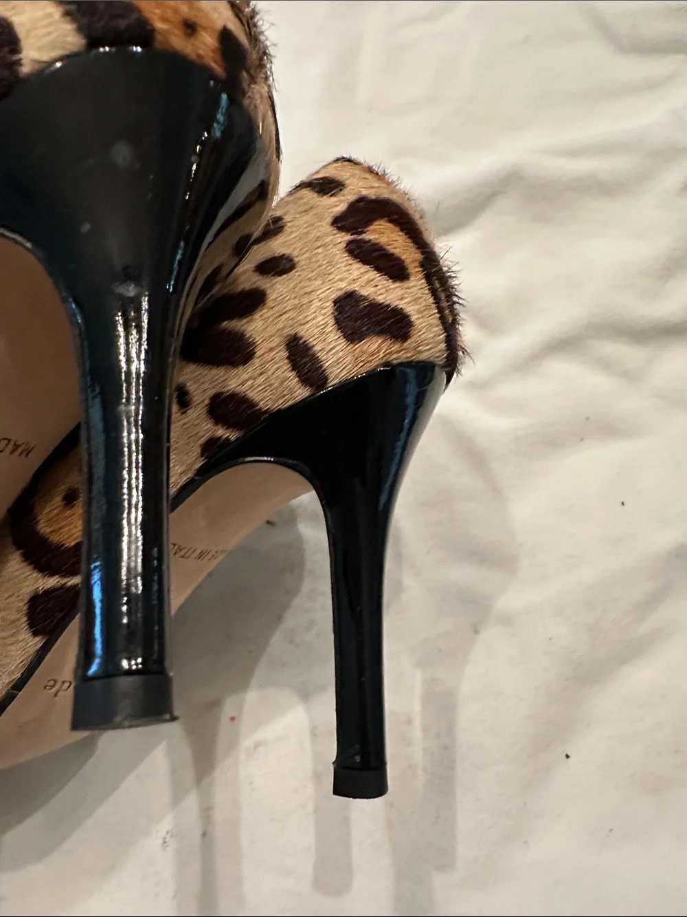 kate spade Leopard Pony-Hair Leopard Print Pumps - Tan & Black